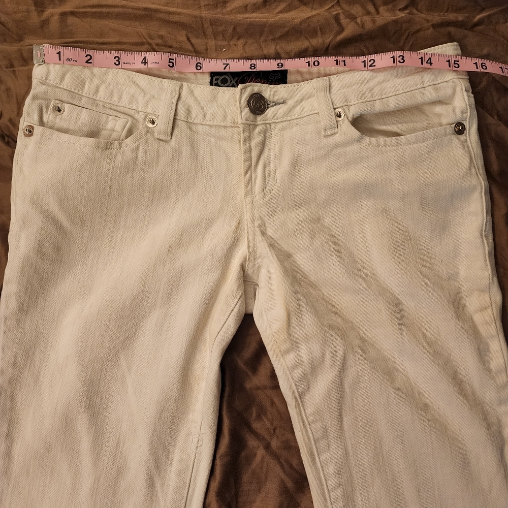 Fox Denim white pants size 4/5